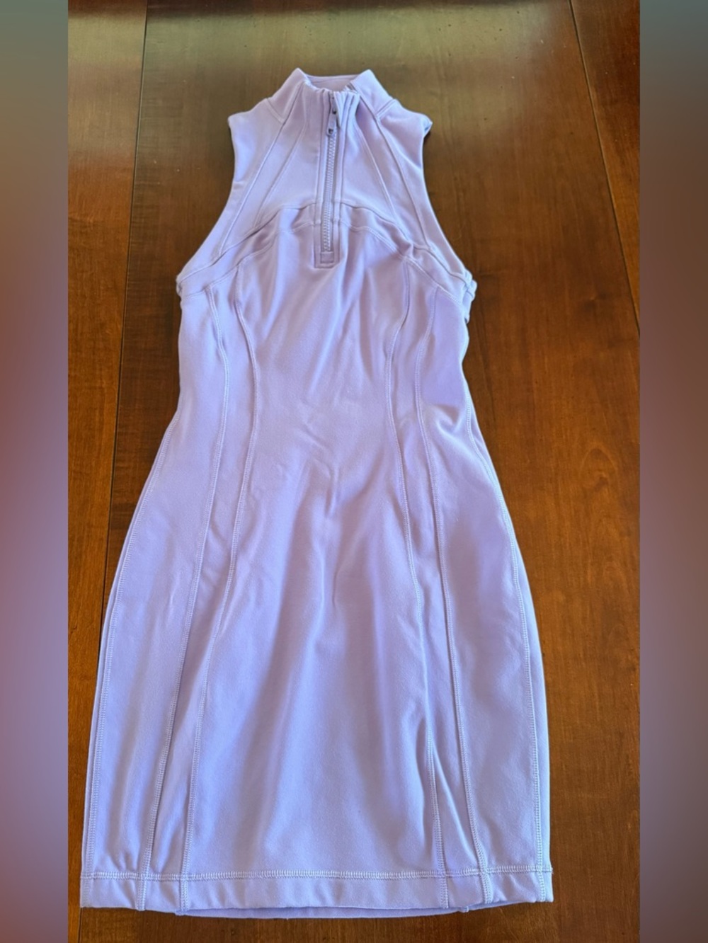 Lululemon Lavender Sleeveless Zip Mock-Neck Mini Dress
Size 2 - Picture 3 of 6
